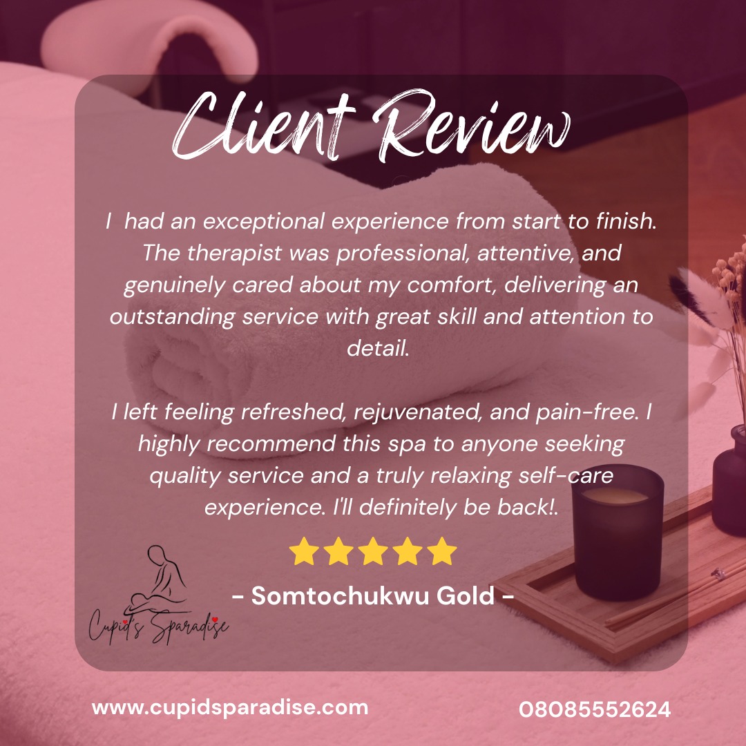 Client review from Somtochukwu Gold